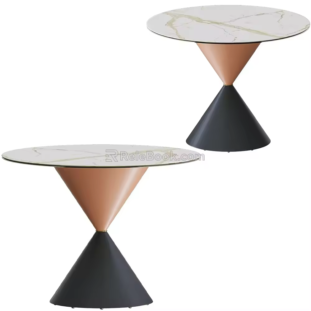 clessidra coffee table 18 3d model