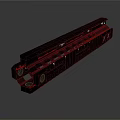 Tactical Rail System With Black Finish And Modular Accessory Mounting Holes