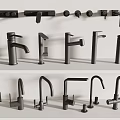 Various Modern Water Faucet Designs Showcasing Different Styles And Shapes