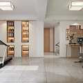 New Chinese style basement negative first floor 3d model