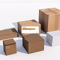 Cardboard Storage Boxes in Various Sizes and Colors for Home and Office Use