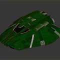 Green Interstellar Spaceship With Advanced Aerodynamic Design For Cosmic Travel