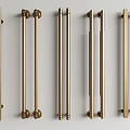 Modern Middle Ancient Handle Door Handle Glass Door Handle Cabinet Door Handle Wardrobe Handle Large Door Handle Long Handle 3d model