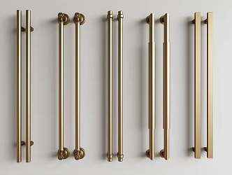 Modern Middle Ancient Handle Door Handle Glass Door Handle Cabinet Door Handle Wardrobe Handle Large Door Handle Long Handle 3d model