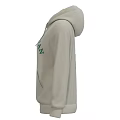 Light Gray Hoodie With PACIFIC OCEAN Lettering And Hooded Design
