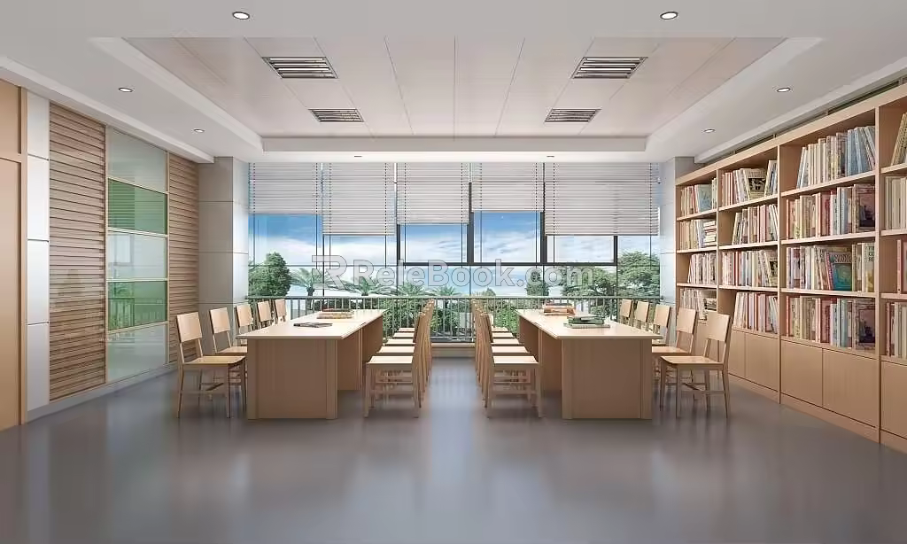 Reading Room 3d model