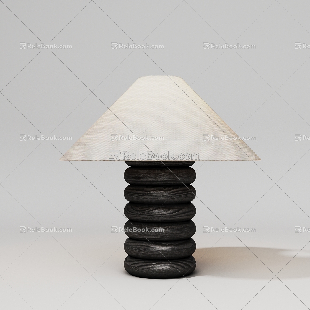 Simple Table Lamp Round Table Lamp model