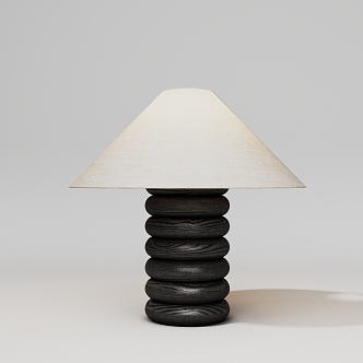 Simple Table Lamp Round Table Lamp 3d model