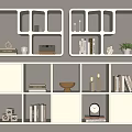 Wall Shelf Storage Cabinet 3d model