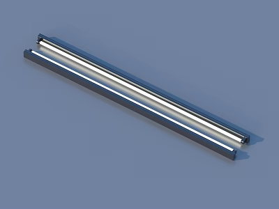 Shiny Silver Metal Long Strips As Home Living Hardware Accessories 3d model