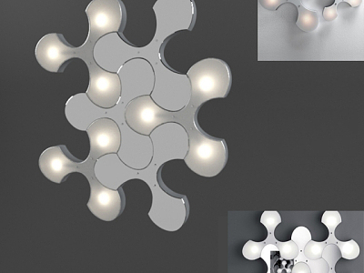 Special-shaped wall lamp model