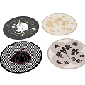 Round Rugs with Floral Animal and Geometric Patterns for Home Floor Decor