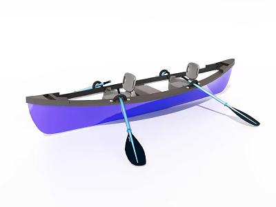 Kayak assault boat 3d model Kayak assault boat 3d model