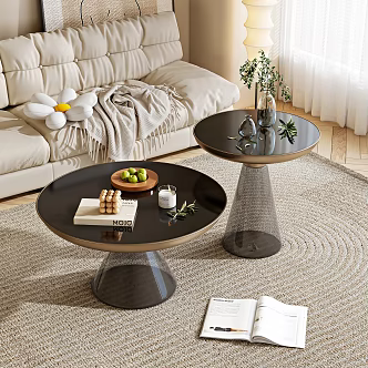 Modern combination coffee table 3d model