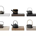 Modern Teapot Boiling Teapot 3d model