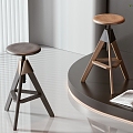 New Chinese Bar Stool 3d model