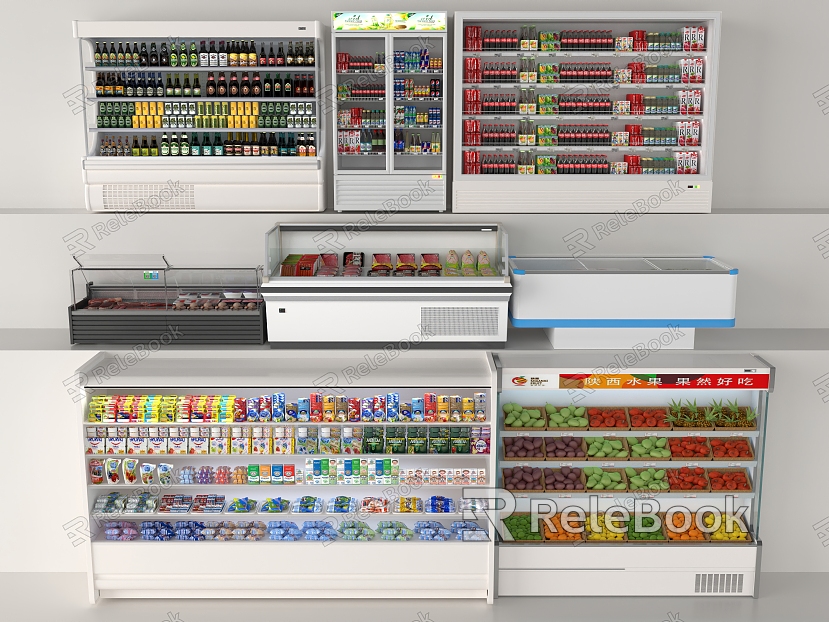 Modern Freezer Freezer Preservation Cabinet model