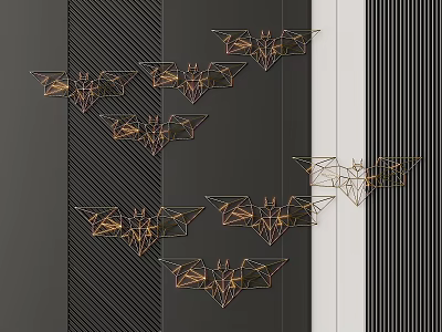 Modern wall decoration wall decoration pendant 3d model