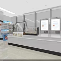 FamilyMart Convenience Store Storefront With Glass Doors Interior Shelves And Product Displays