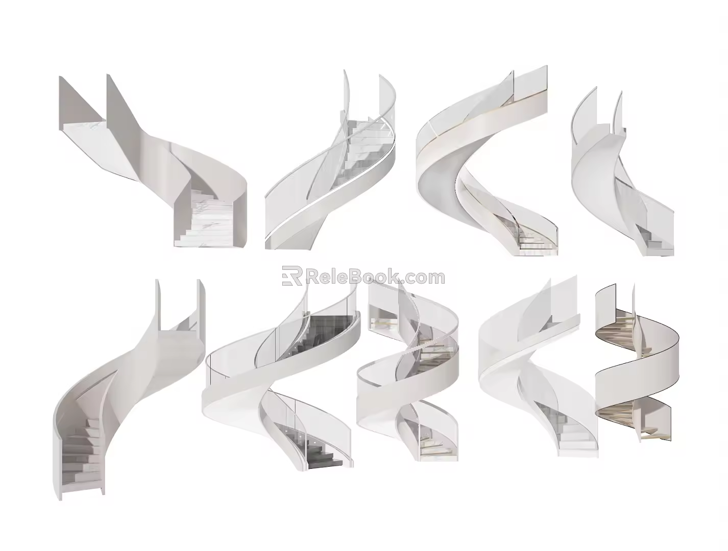 Stairs Rotation Stairs 3d model