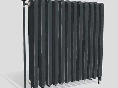 Black Modern Home Radiator Heater For Efficient Daily Heating And Warmth 3d model