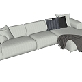 Modern Multiplayer Sofa 3d model