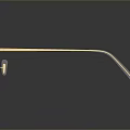 Stylish Gold Frame Sunglasses With Black Lenses For Everyday Use And Reflection