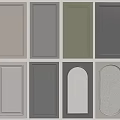 Various Colored Cabinet Door Panels With Different Design Styles For Home Decor