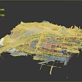 Modern Port Logistics Terminal With Colorful Containers And Shipping Facilities