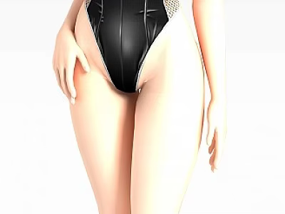 Game Role Beauty 3d model