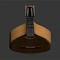 Elegant Wooden Pipa Decorative Ornament For Home Interior Living Room Decoration