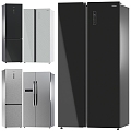 Modern Fridge Freezer 3d model