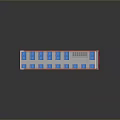 Bus Large Bus CMB Medium Van Large Van Bus School Bus Van Box Car 3d model