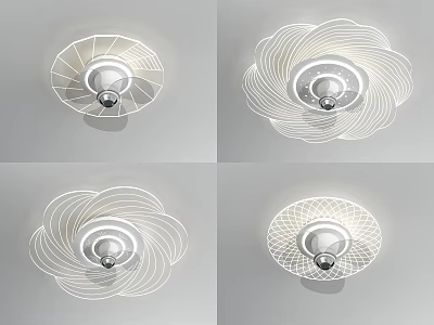 Modern fan light fan light 3d model