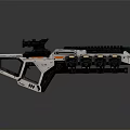 Modern Sci-Fi Gun Sci-Fi Gun Sci-Fi Game Gun Game Gun Concept Gun Laser Gun 3d model