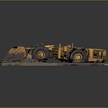 Forklift Earth-shoveling truck Earth-digging truck Excavator 3d model