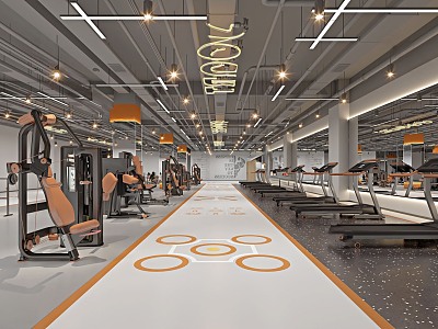 Industrial wind gym model