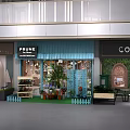 PRUNE Plant Shop Exterior With Green Plants Flowers And Coffee Area