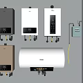 Home Use Wall Mounted Water Heaters With Various Colors And Digital Displays