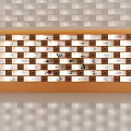 Decorative Cultural Background Wall With Patterned Tiles And Warm Ambient Lighting 3d model