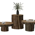 Log corner 3d model