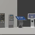 Public Facilities Self service Information Kiosks with Digital Screens and Interactive Panels