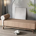 Modern sofa stool 3d model