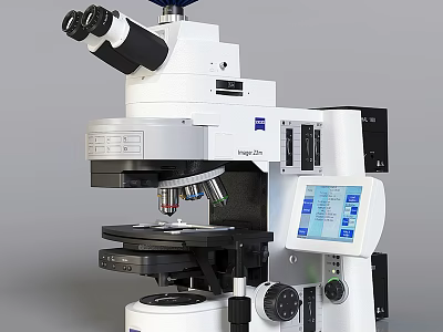 Intelligent Microscope Machine With Digital Display And Professional Features For Laboratory Research 3d model