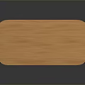 Wooden Coffee Table With Simple Design And Two Tier Lower Shelf