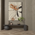 New Chinese Decorative Painting Abstract Decorative Painting 3d model