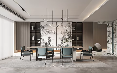 New Chinese Restaurant 3d model