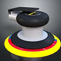 Professional Polishing Machine With Black Top Yellow Label And Multi colored Base