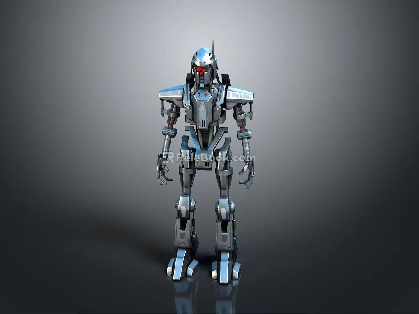 Mech Warrior Mech Soldier Machine Battlearm Mechanical Battlearm Machine Fighter Robot 3d model