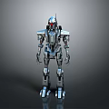 Mech Warrior Mech Soldier Machine Battlearm Mechanical Battlearm Machine Fighter Robot 3d model